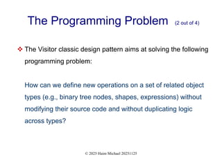 Goodbye Boilerplate: The Visitor Pattern Reimagined in Modern Java ...