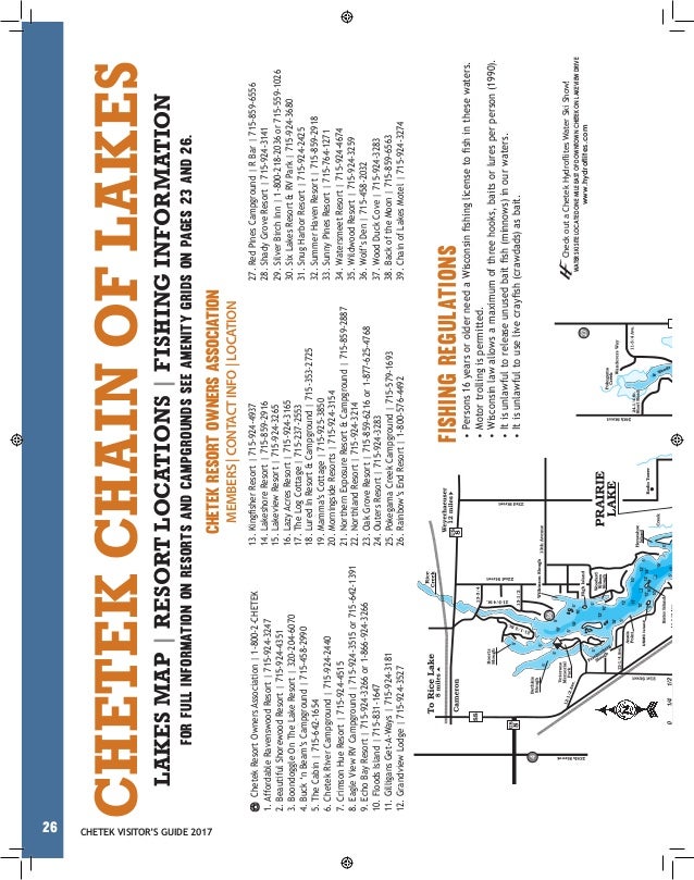 Chetek Visitor Guide 2017