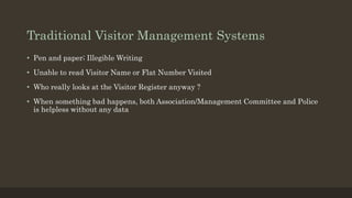 Visitor management system | PPTX