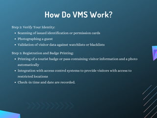 Visitor Card Scanning The Importance of Implementing a Visitor Management System in the UK | PDF