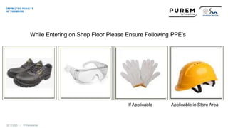 / © Eberspächer
22.12.2023
While Entering on Shop Floor Please Ensure Following PPE’s
If Applicable Applicable in Store Area
 