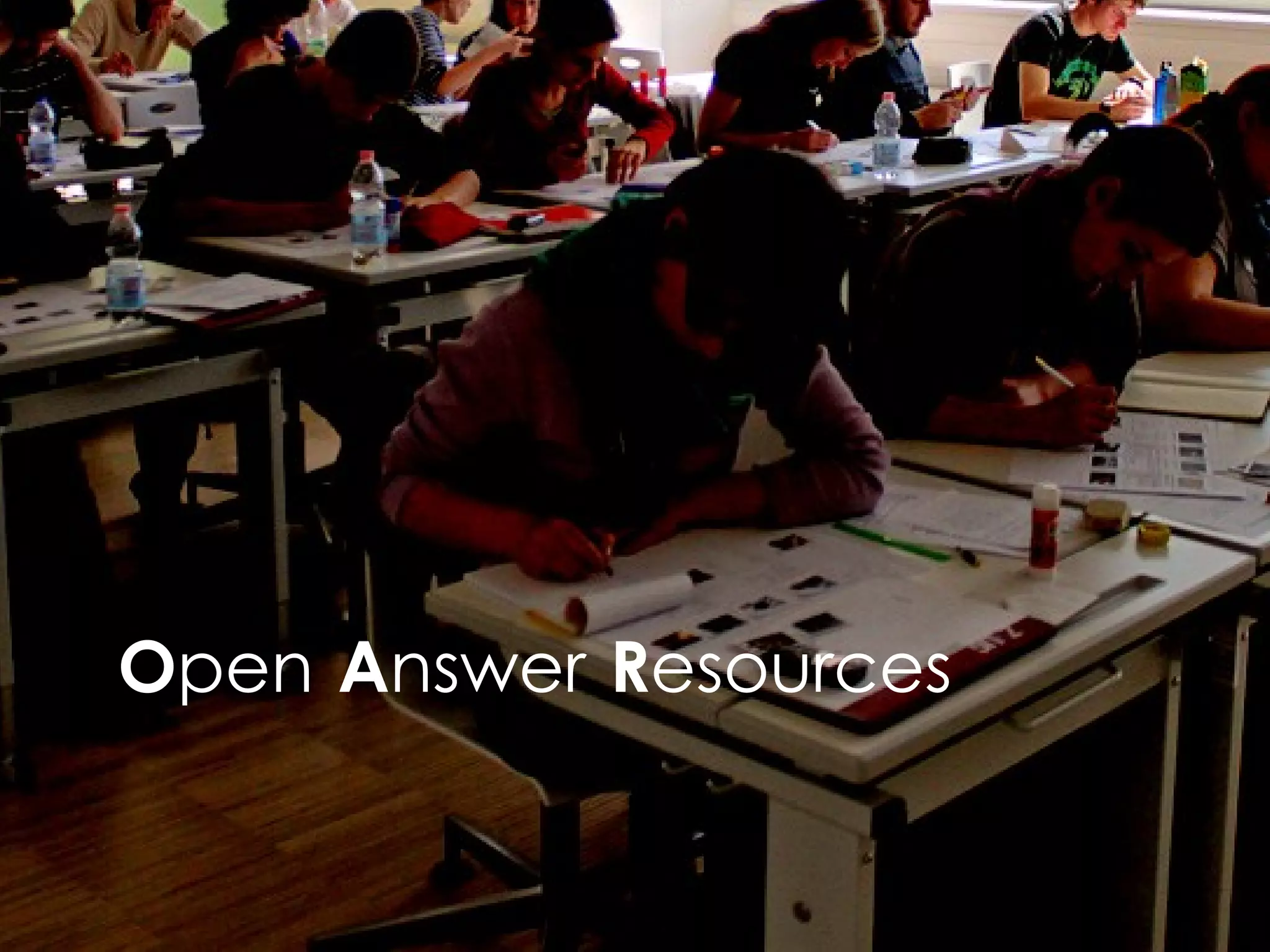 Open Answer Resources
 
