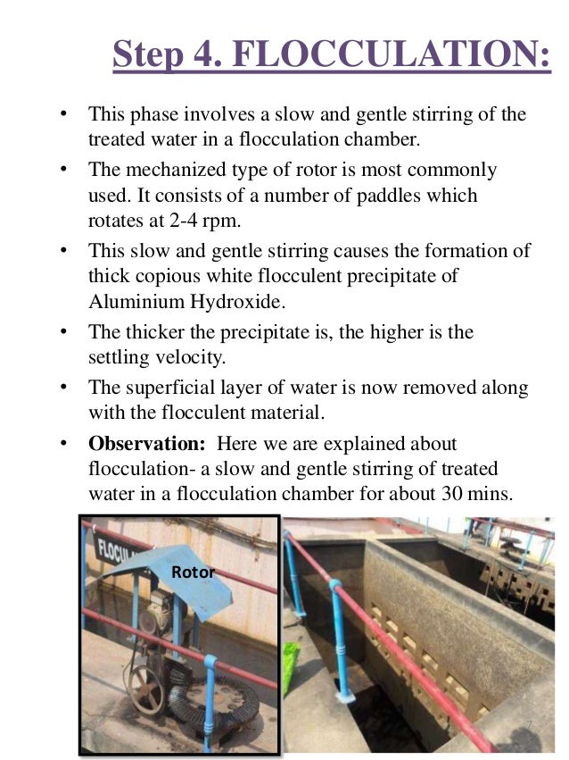 Visit to water treatment plant