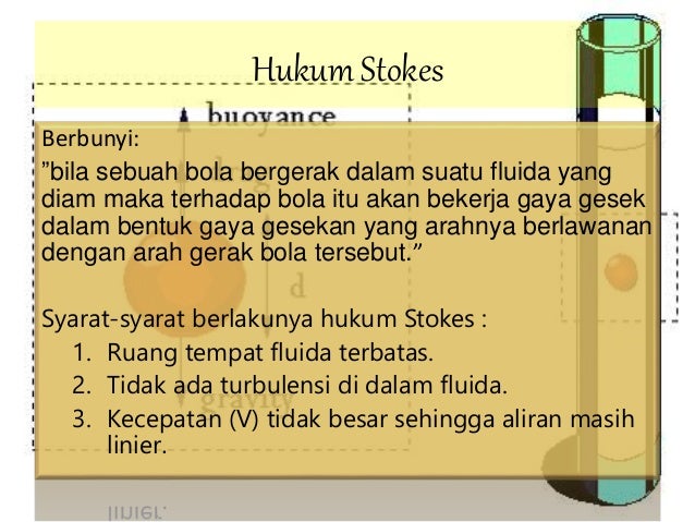 Contoh Soal Hukum Stokes Beserta Jawabannya - Berbagi Contoh Soal