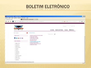 BOLETIM ELETRÔNICO
 