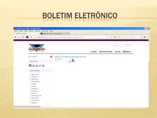BOLETIM ELETRÔNICO
 