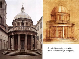 Donato Bramante, crkva Sv
Petra u Montoriju (Il Tempieto)

 