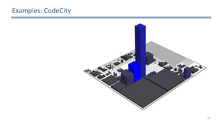 Examples:	CodeCity
39
 