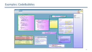 Examples:	CodeBubbles
45
 