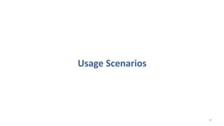 47
Usage	Scenarios
 