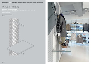Department Stores | Fashion | Health & Beauty | Home Stores | Opticians | Sports & Leisure | Automotive | Telecommunication




Allen Solly, New Delhi (India)

Opening: September 2008
Visplay Systems: Grid 40, Invisible 6 holder, Xero Struc 4,
Beam, Endless

||||||||||||||||||||||||||||||||
Grid 40




20 | 21
 