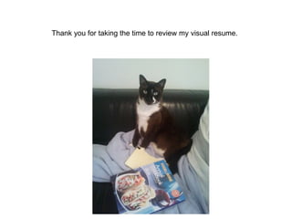 Thank you for taking the time to review my visual resume.  