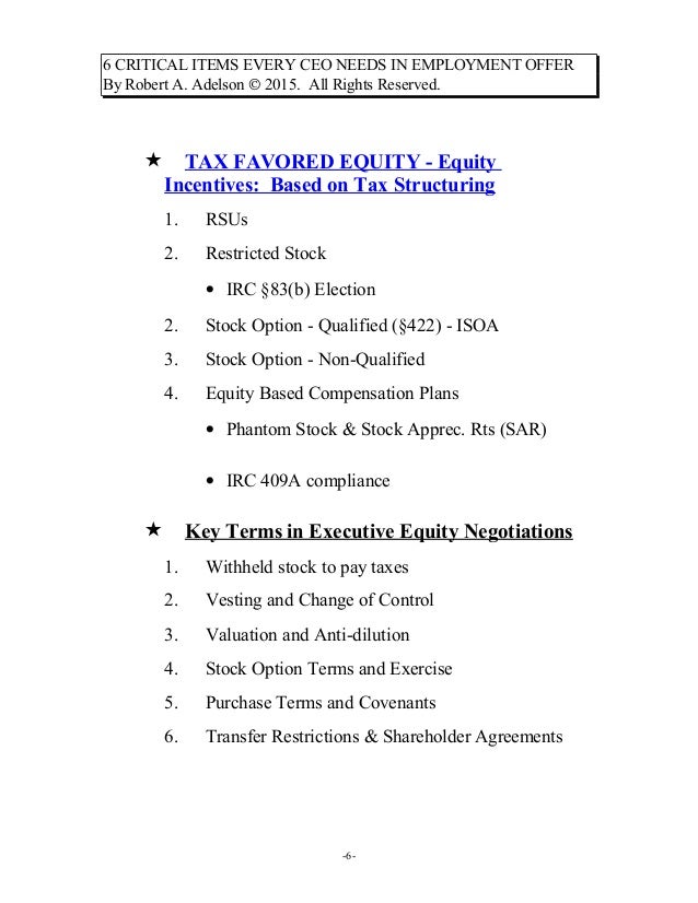 83 b election stock options non qualified