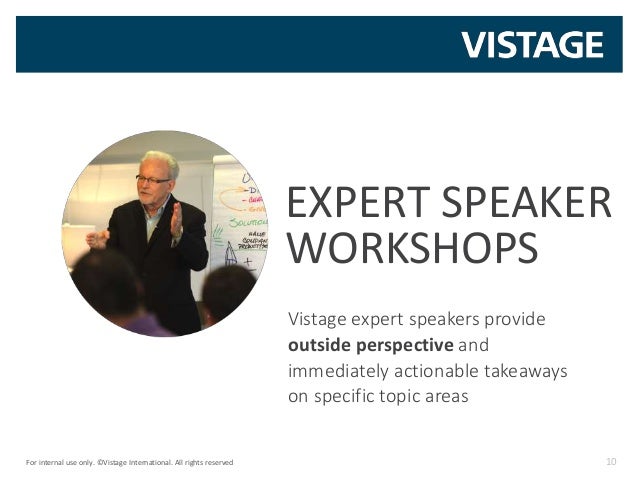 Vistage Overview Presentation