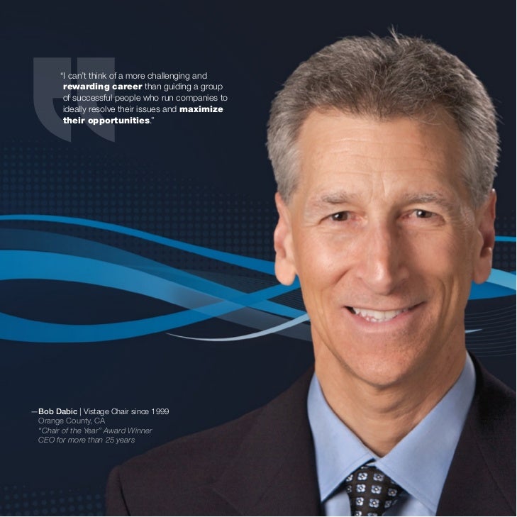 Vistage Chair Brochure 2011