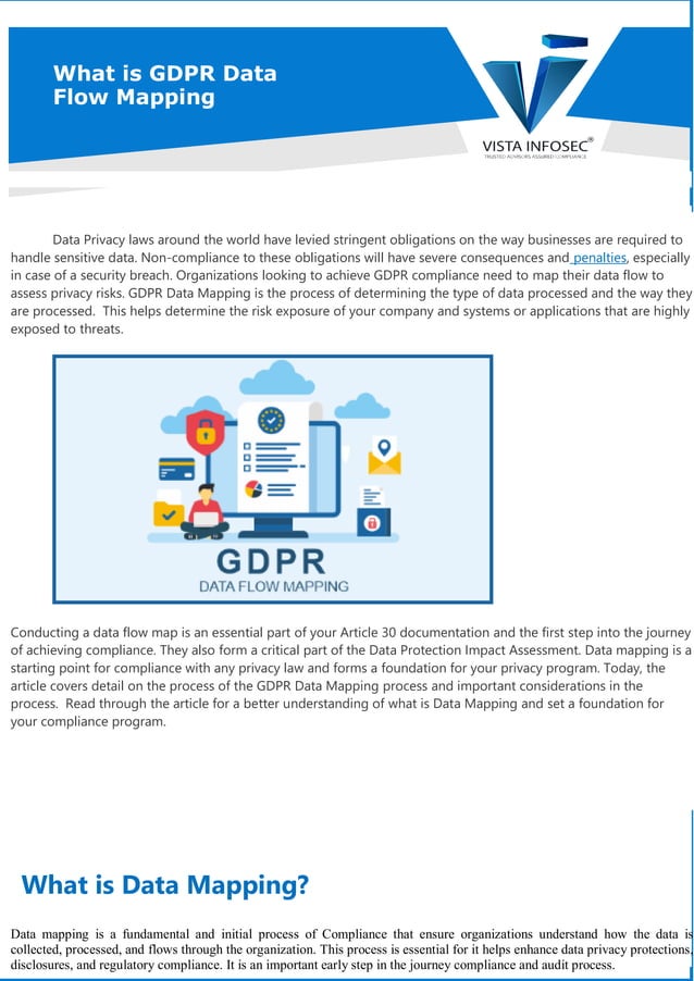 What is GDPR Data Flow Mapping