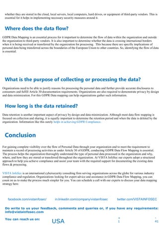 What is GDPR Data Flow Mapping | PDF