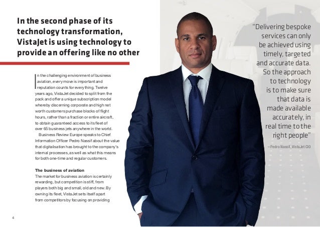 Vistajet Data Led Transformation