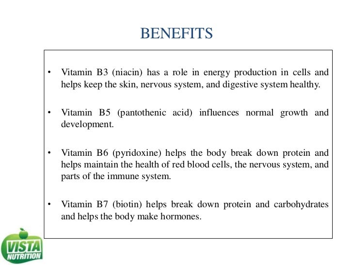 Vista Nutrition Vitamin B Complex