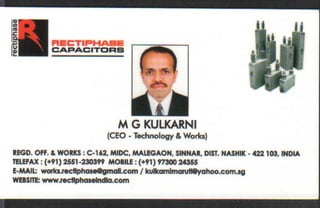 Vendors Visiting Cards LIST