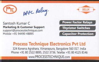 Vendors Visiting Cards LIST