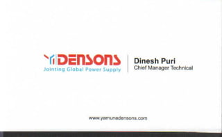 Vendors Visiting Cards LIST