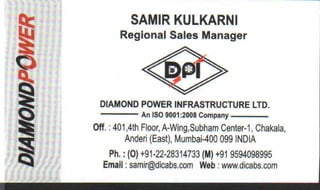 Vendors Visiting Cards LIST