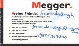 Vendors Visiting Cards LIST