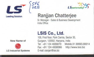 Vendors Visiting Cards LIST