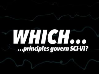 WHICH……principlesgovernSCI-VI?
 
