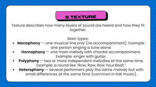 THE ELEMENT OF ART: Visuals and Auditory | PDF
