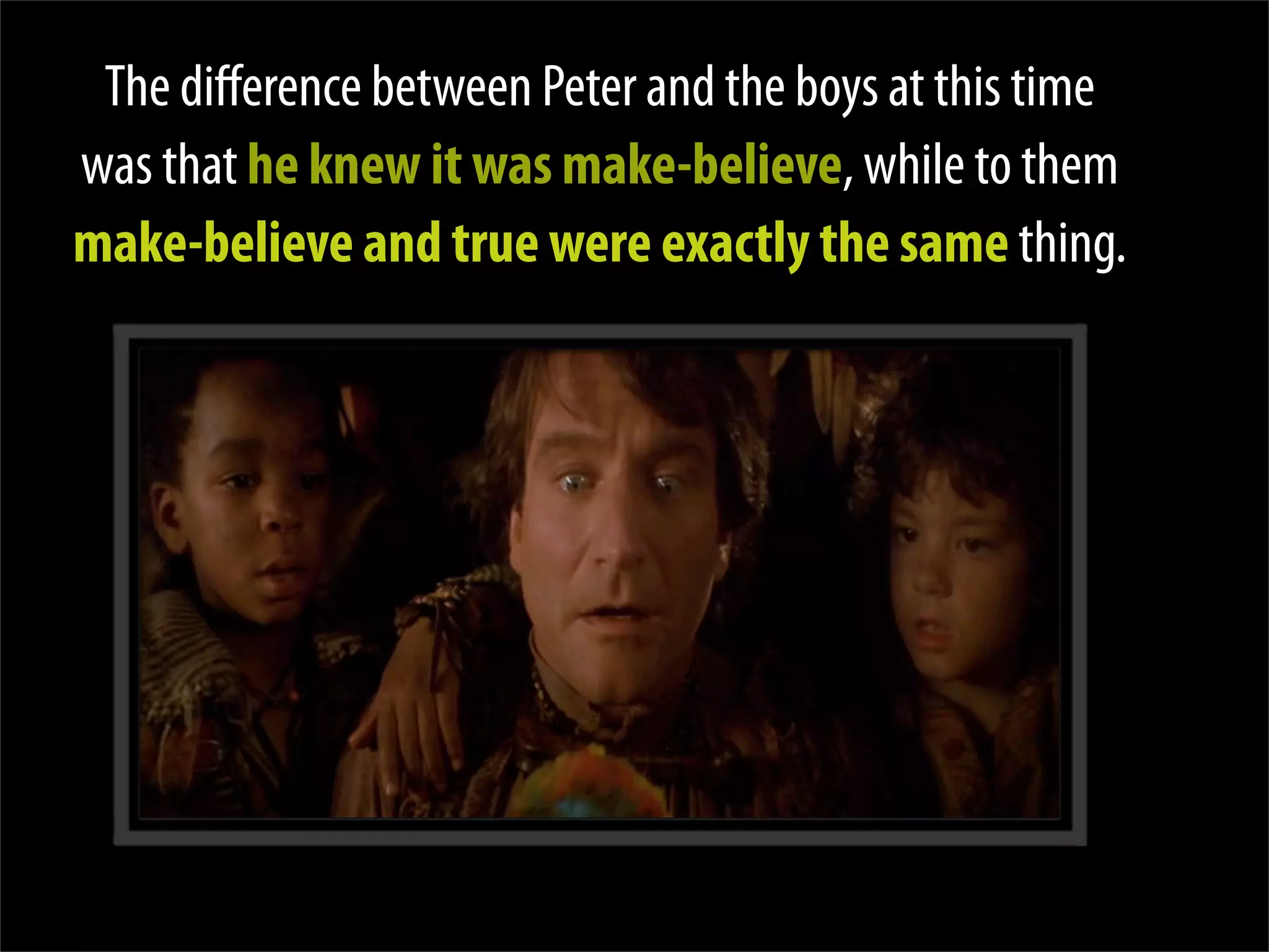 Visual and Creative Thinking:What We Learned From Peter Pan and Willy Wonka