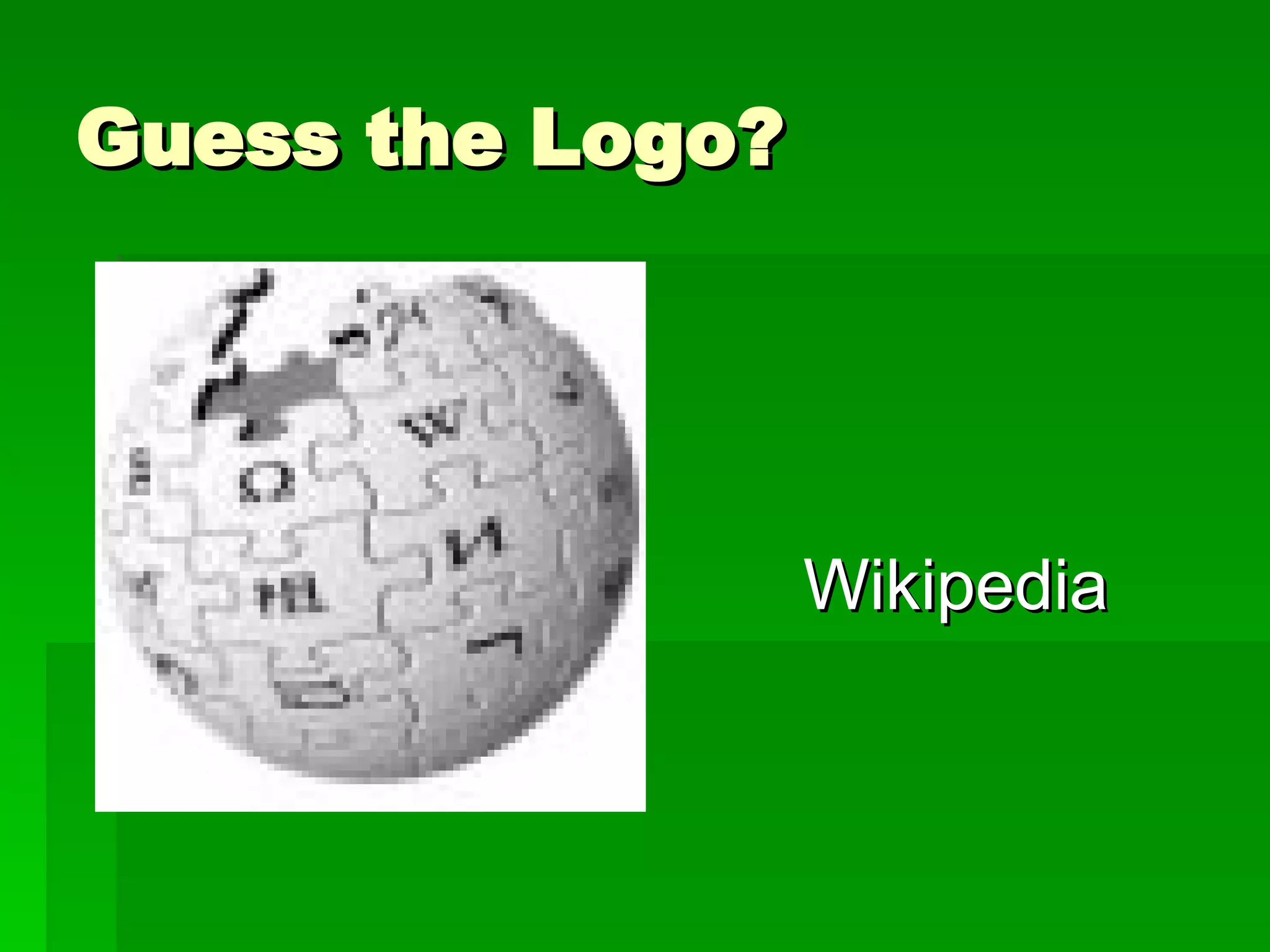 Guess the Logo? Wikipedia 