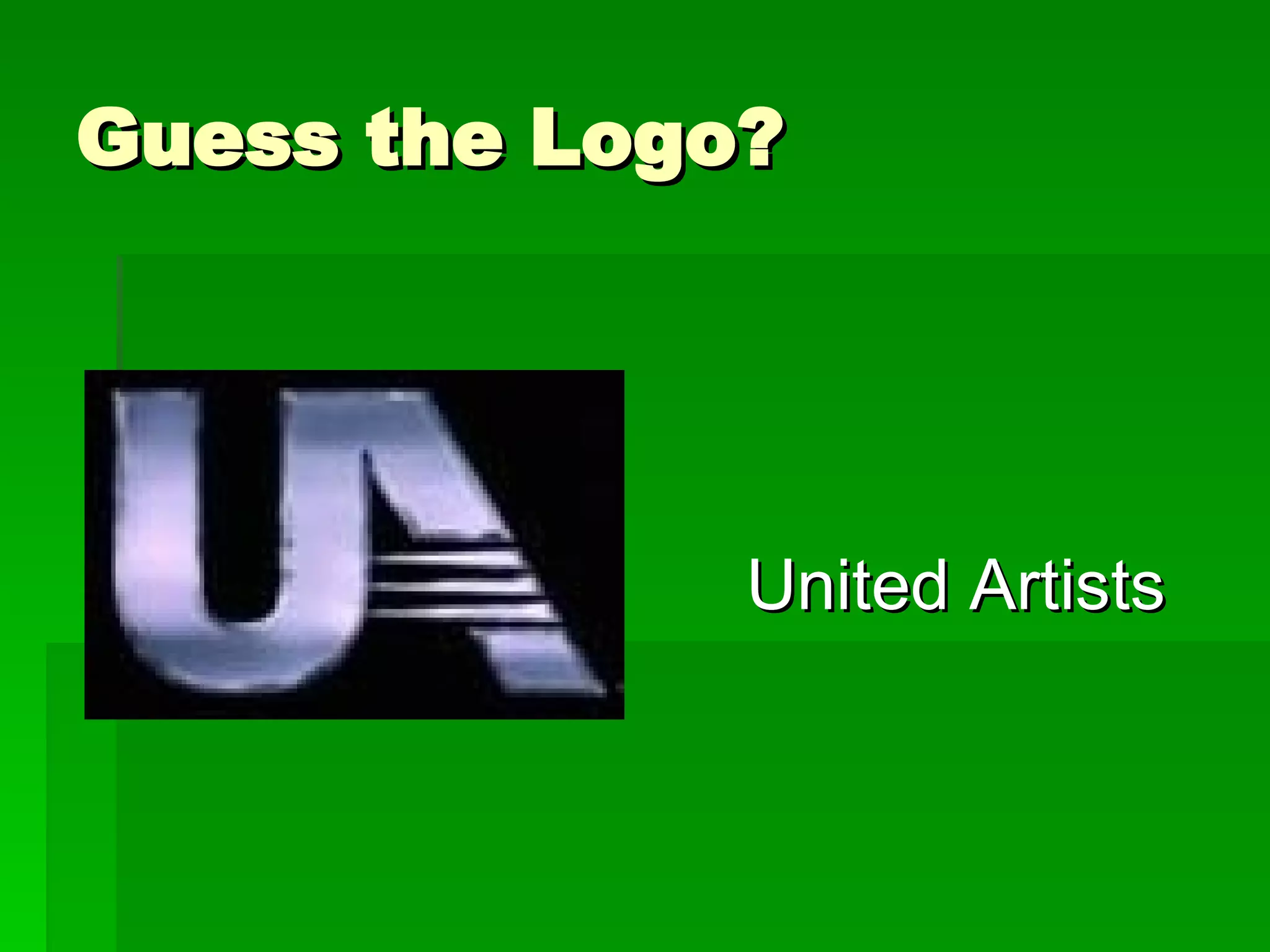 Guess the Logo? United Artists 