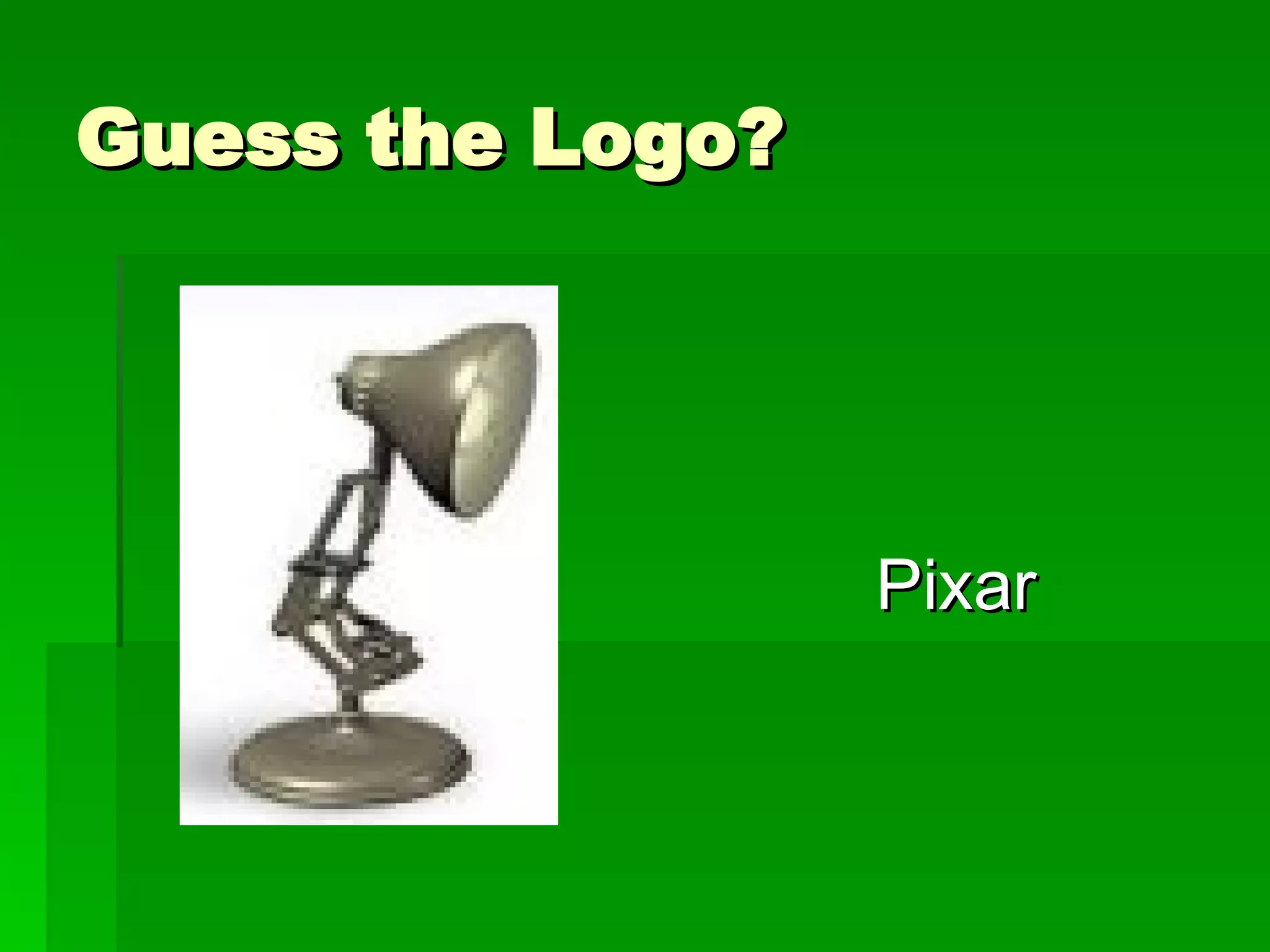 Guess the Logo? Pixar 