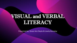 Understanding Visual and Verbal Literacy: Skills for Effective ...