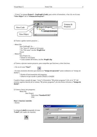 Tutorial de Visual basic | PDF