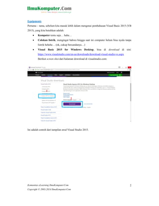 Visual basic 2015 | PDF
