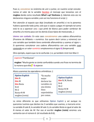 Visual basic script v1 wd | PDF
