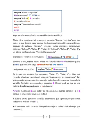 Visual basic script v1 wd | PDF