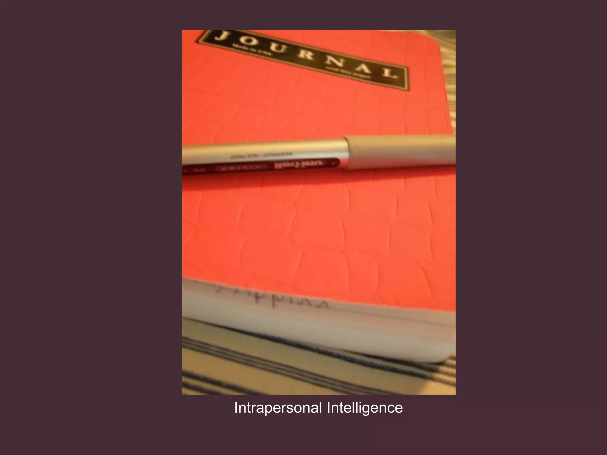 Intrapersonal Intelligence