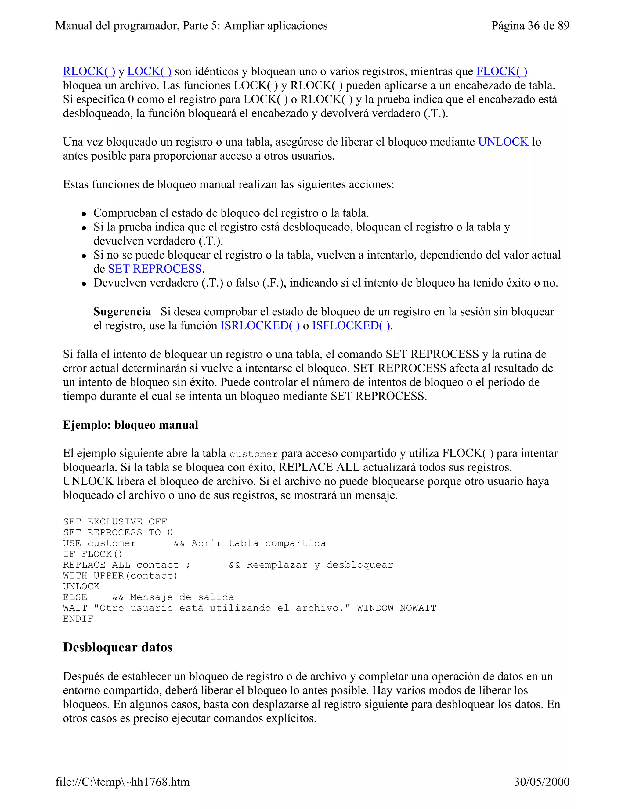 Visual fox-pro para clases