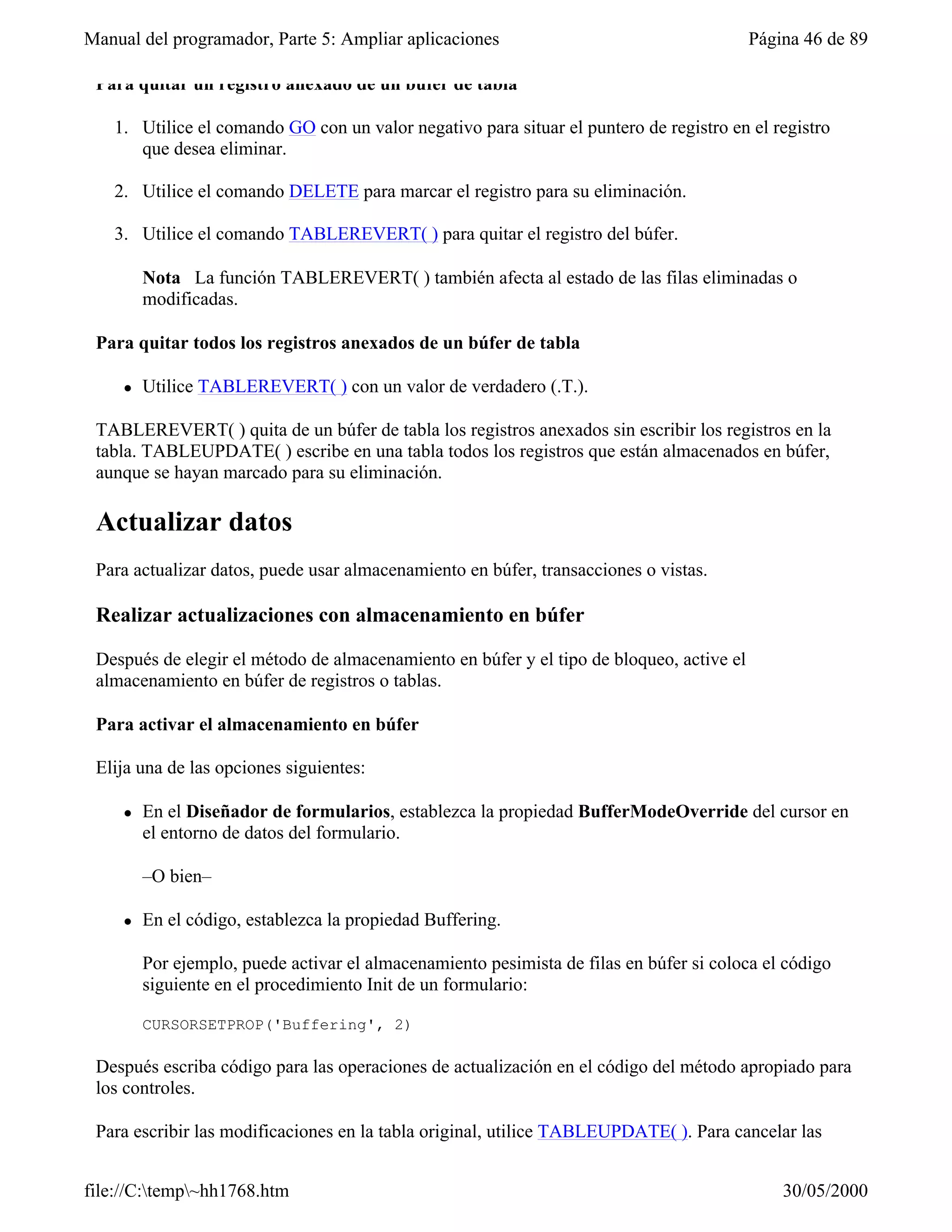 Visual fox-pro para clases