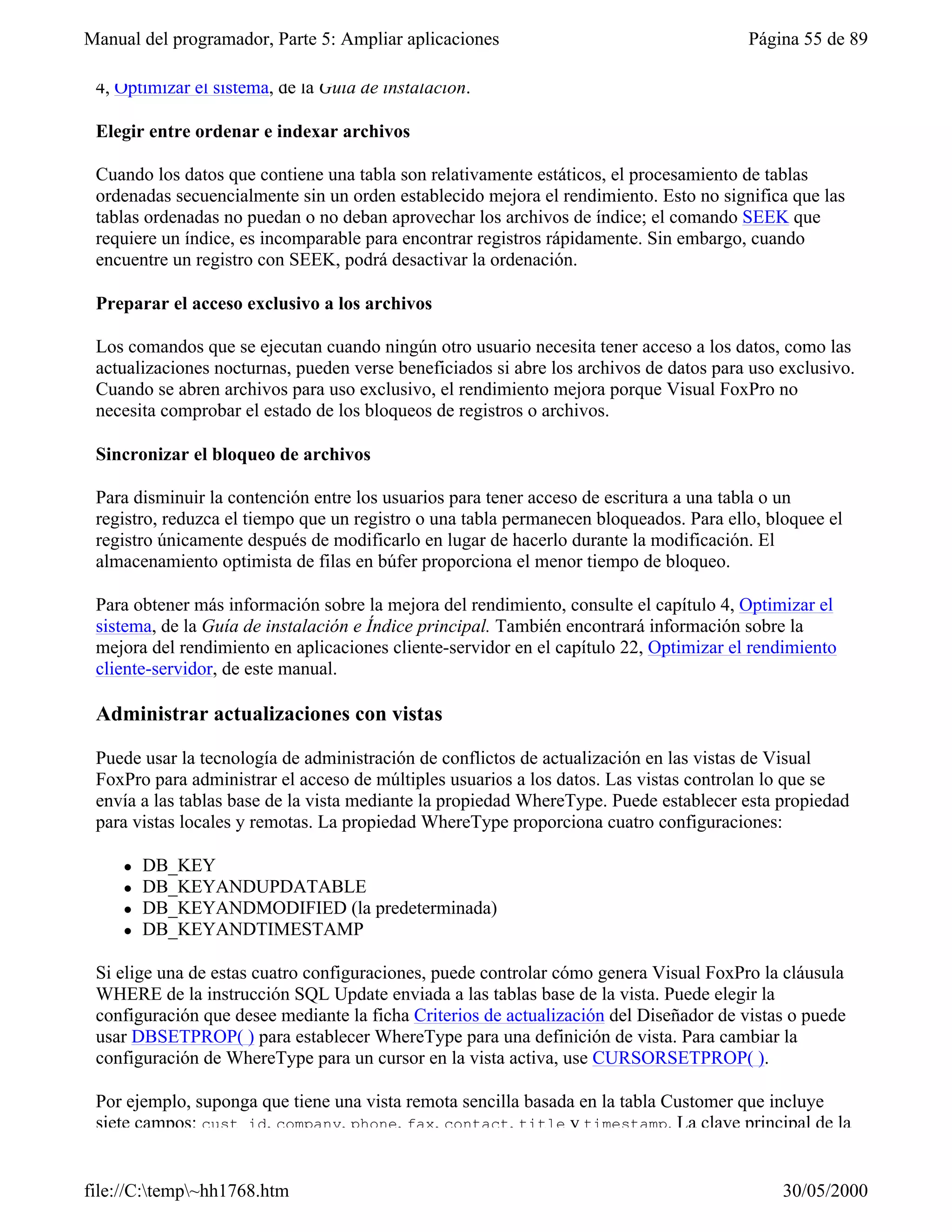 Visual fox-pro para clases