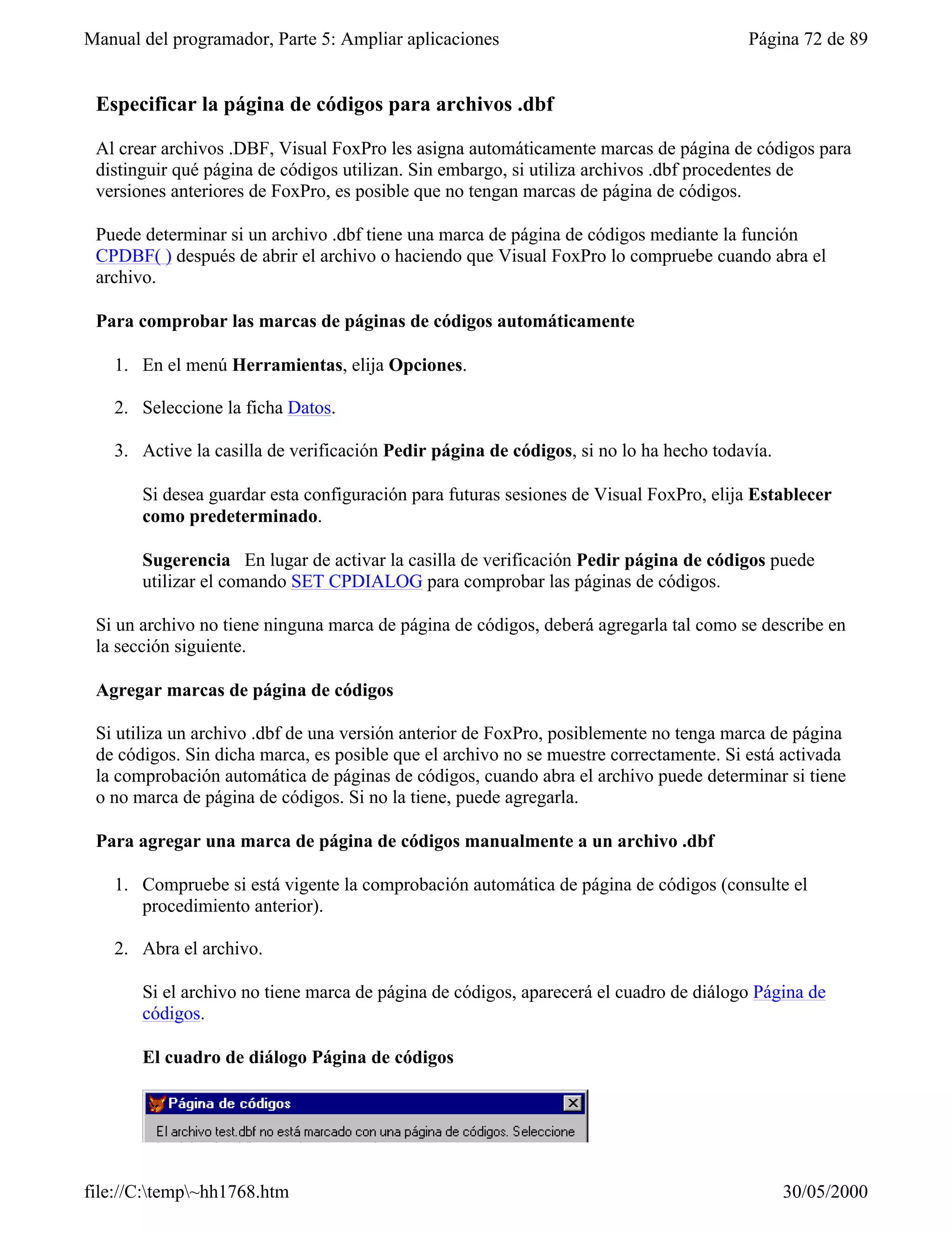 Visual fox-pro para clases