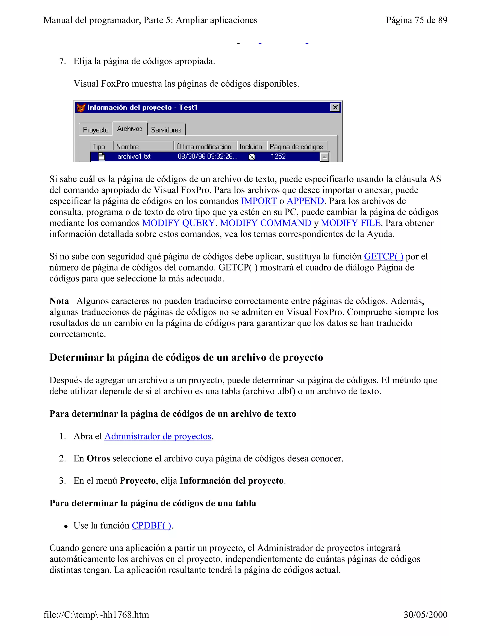 Visual fox-pro para clases