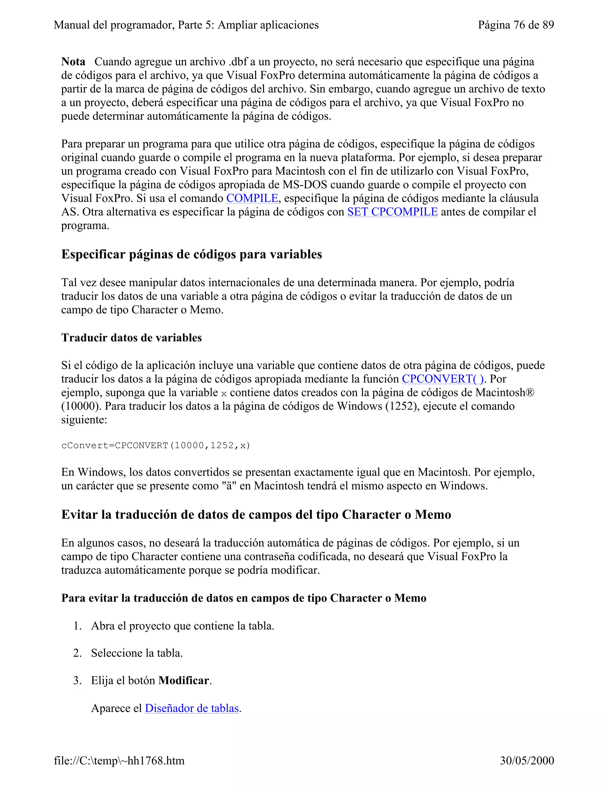 Visual fox-pro para clases