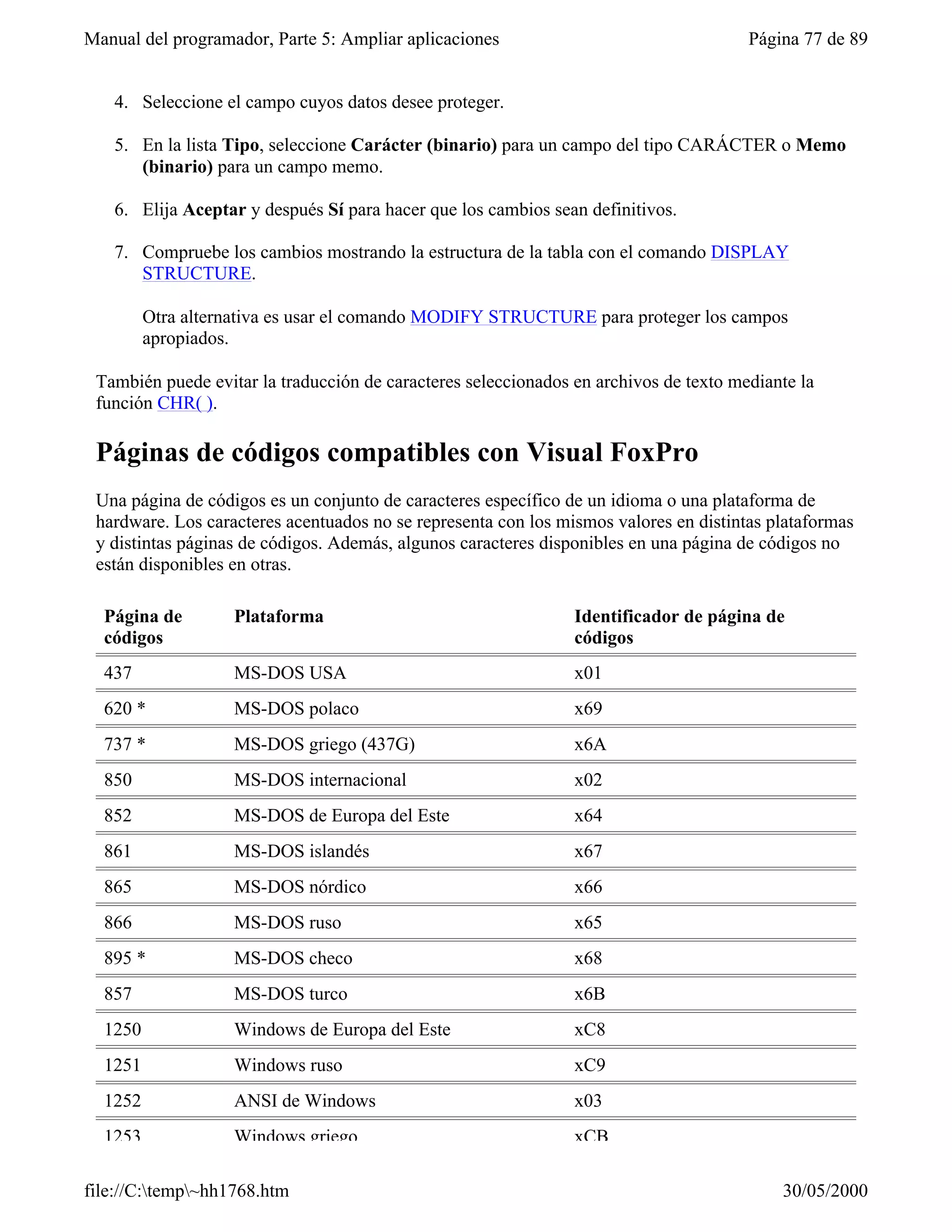 Visual fox-pro para clases