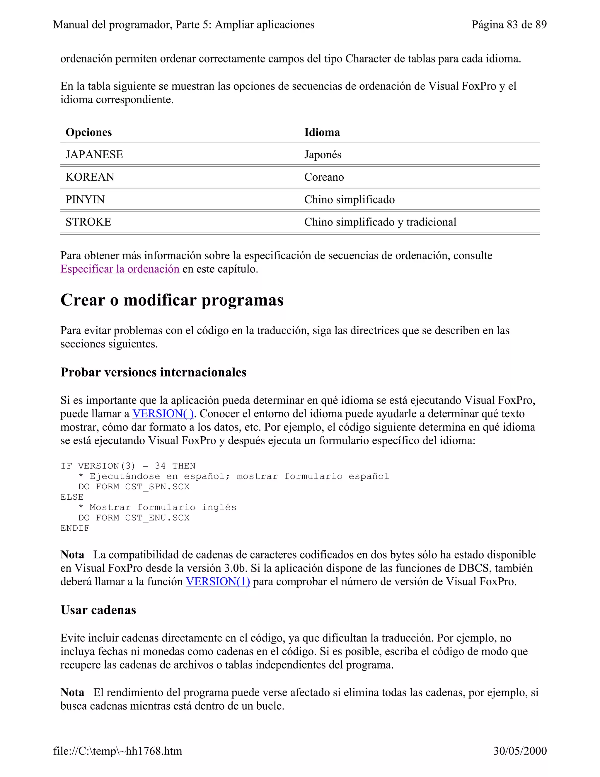 Visual fox-pro para clases