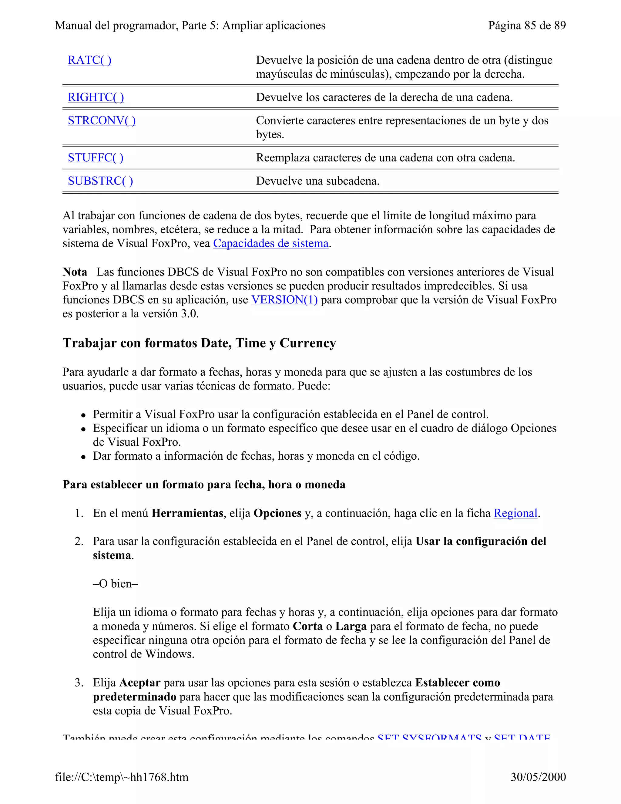 Visual fox-pro para clases